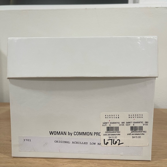 Woman by Common Projects Original Achilles Low Navy Size 38 - Picture 3 of 6